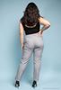 Picture of PLUS SIZE STRETCH TROUSER WITH ANKLE CRISS CROSS